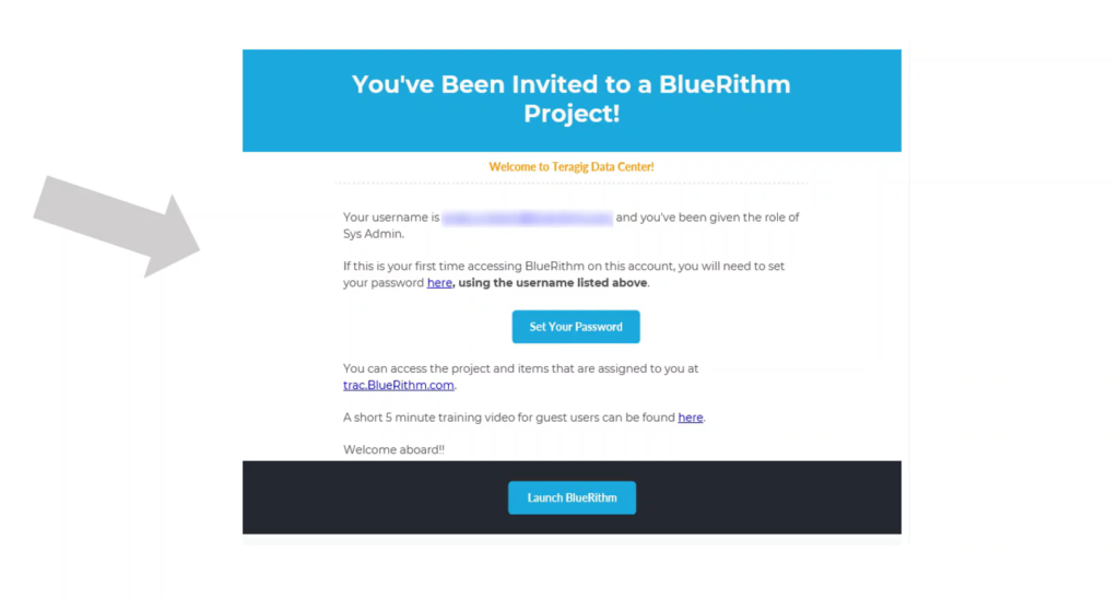 bluerithm project invitations ii