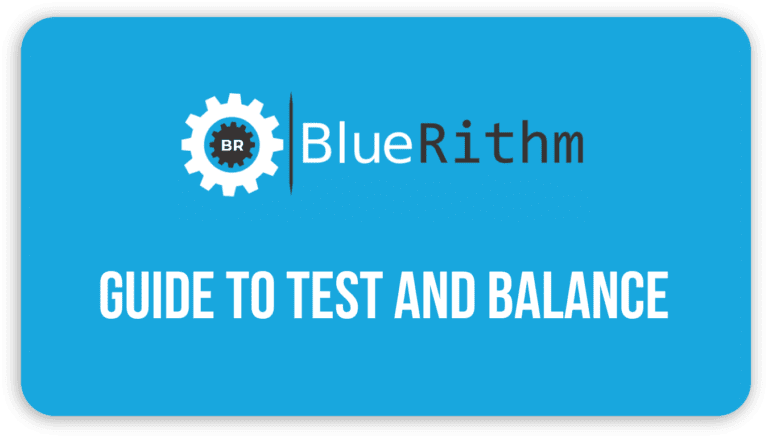 Guide to Test and Balance