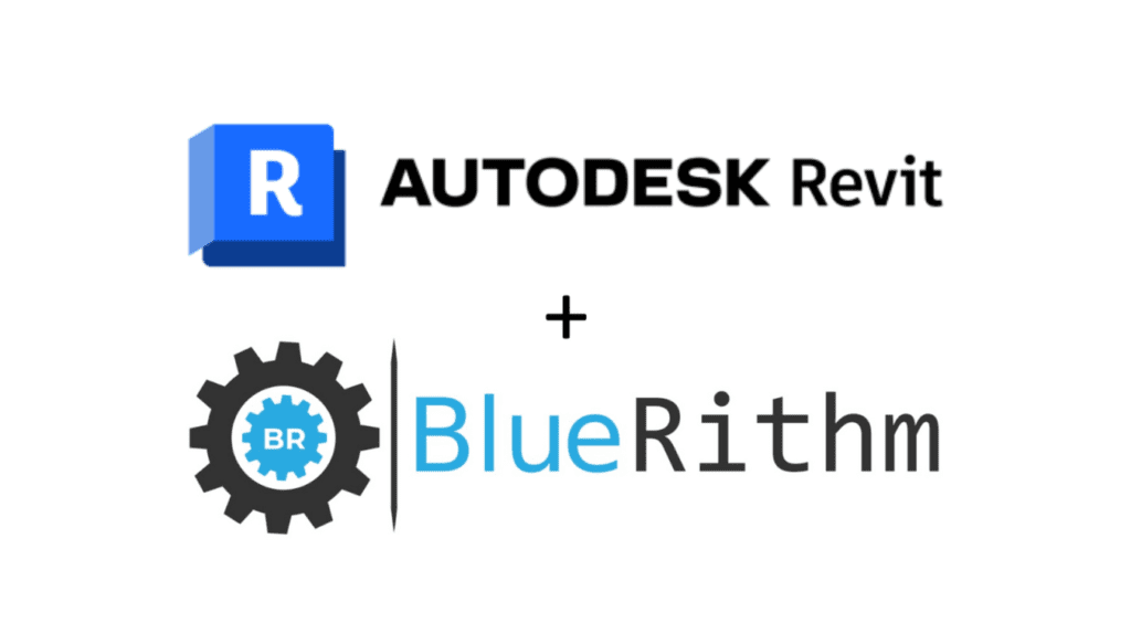 A logo for autodesk and blue rithm