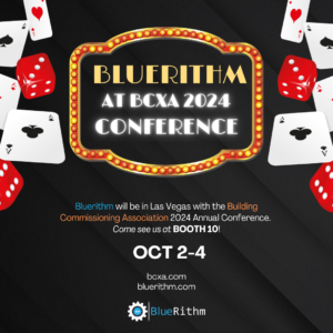 A poster for the bluerithm conference.