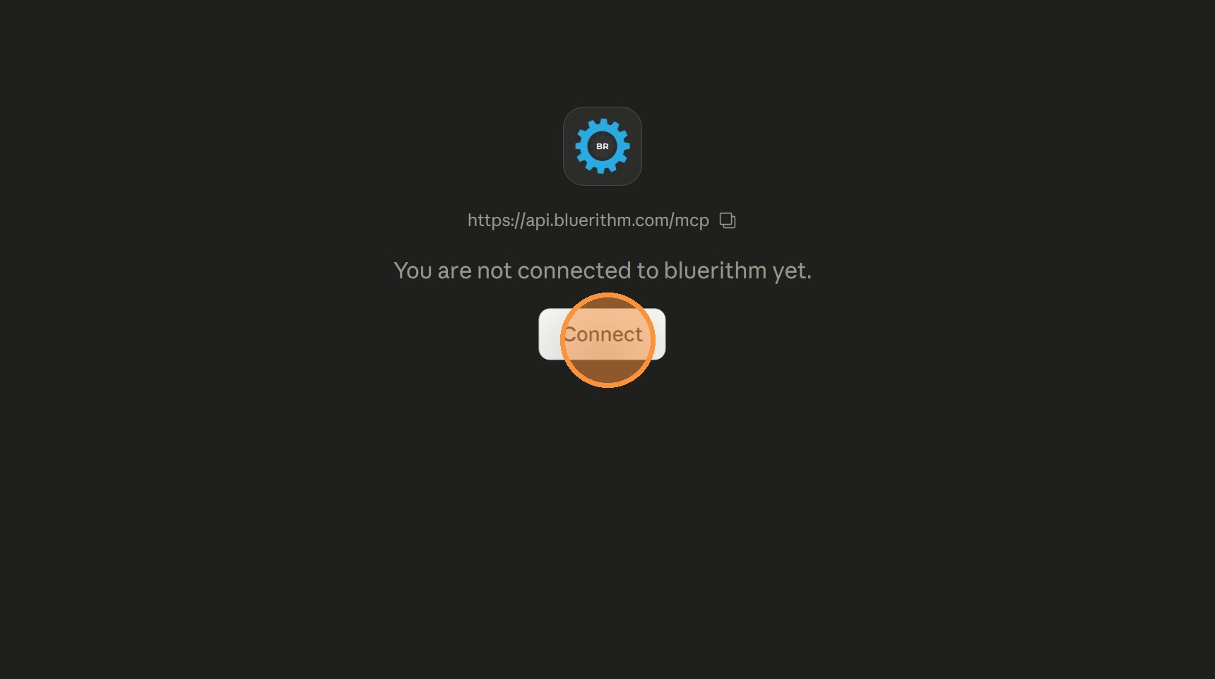 Connect to Bluerithm