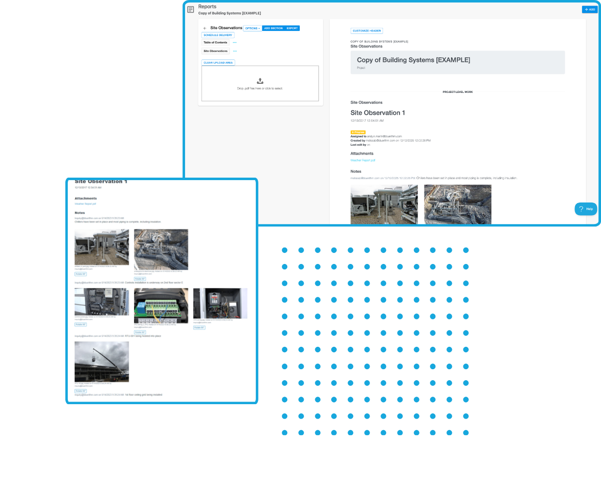 Site Observations Report