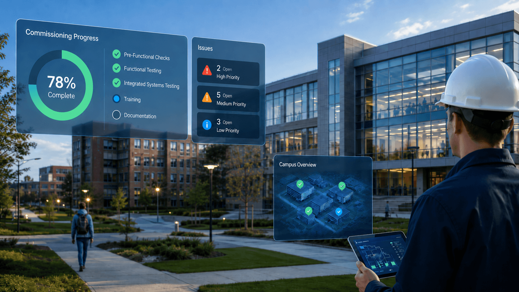 From Campus Walkthroughs to Capital Planning: Why Universities Need Real-Time Commissioning Dashboards
