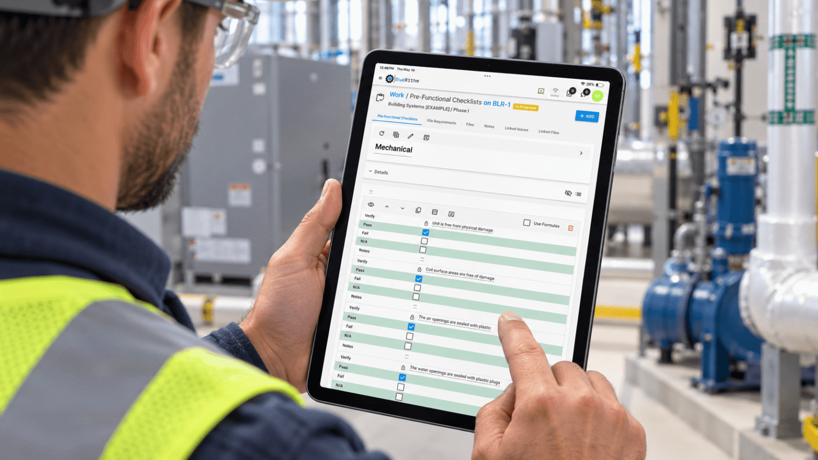 Mobile Commissioning Workflows
