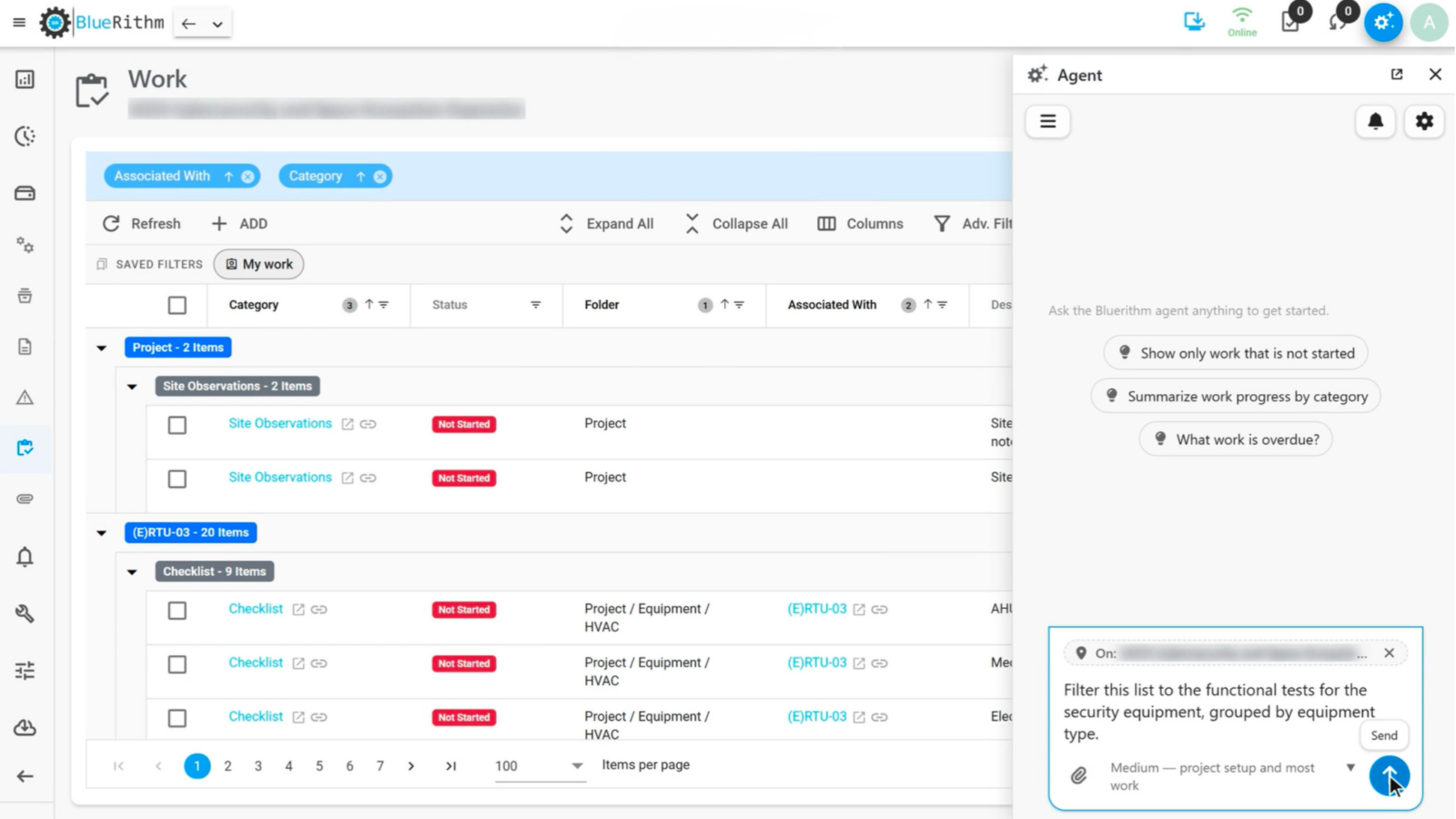 Coming Soon: Meet the Bluerithm Agent for Commissioning Workflows