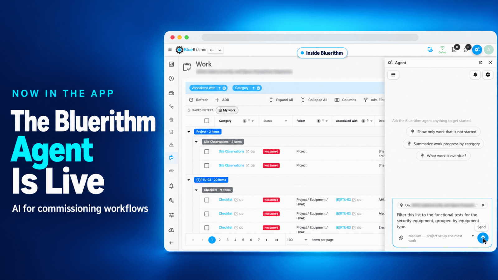 Bluerithm Agent is Live