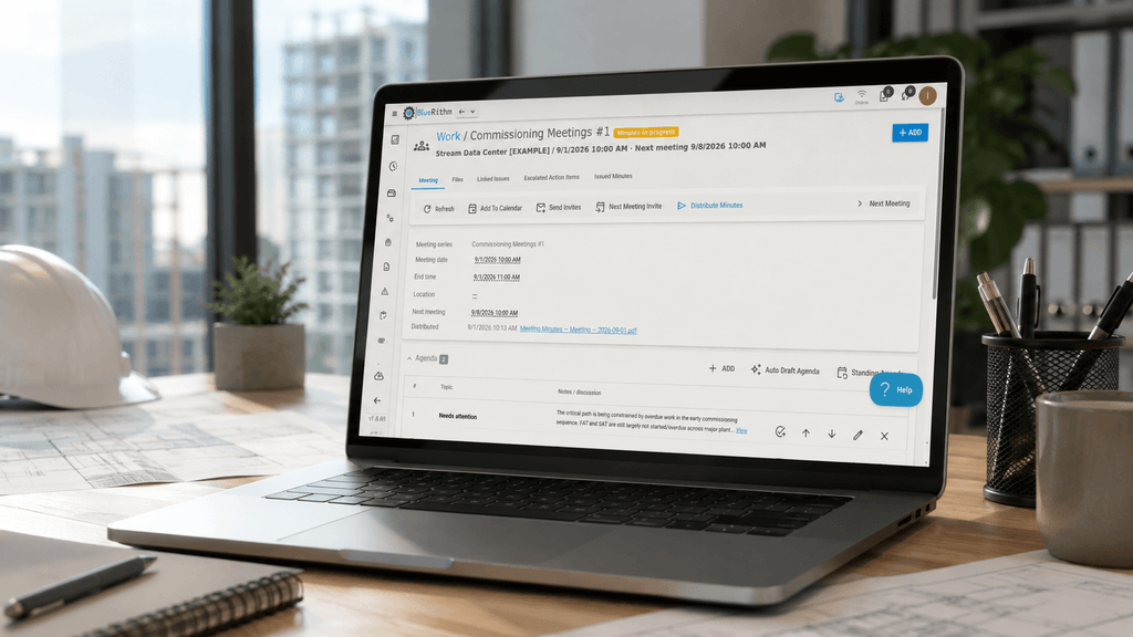 Meeting Minutes in Bluerithm