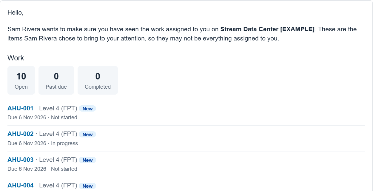 Project email